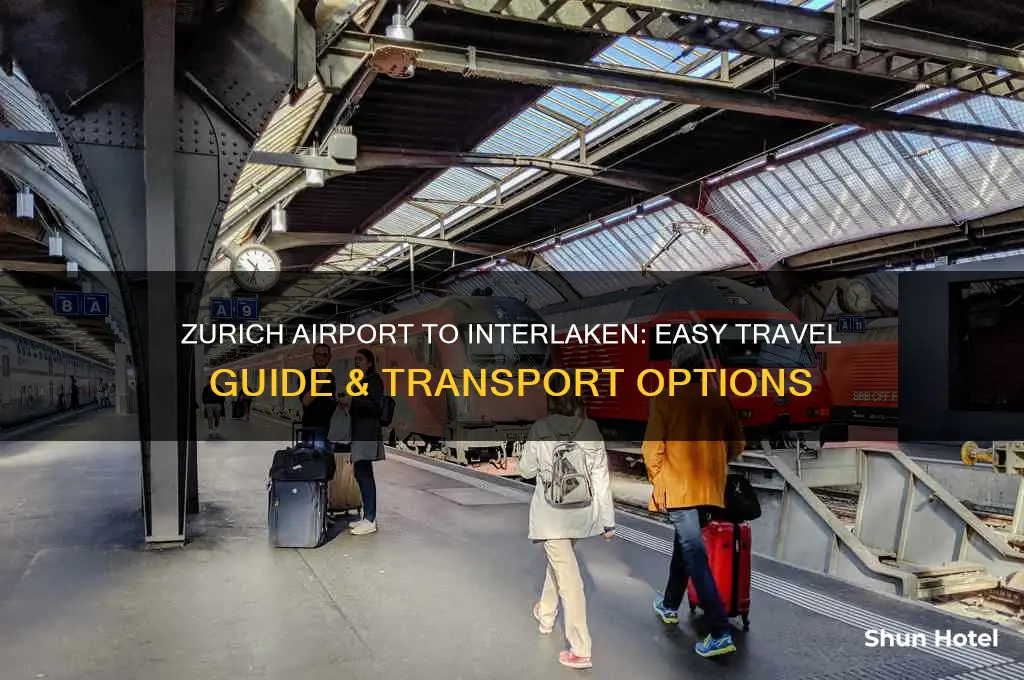 how to get from zurich airport to interlaken