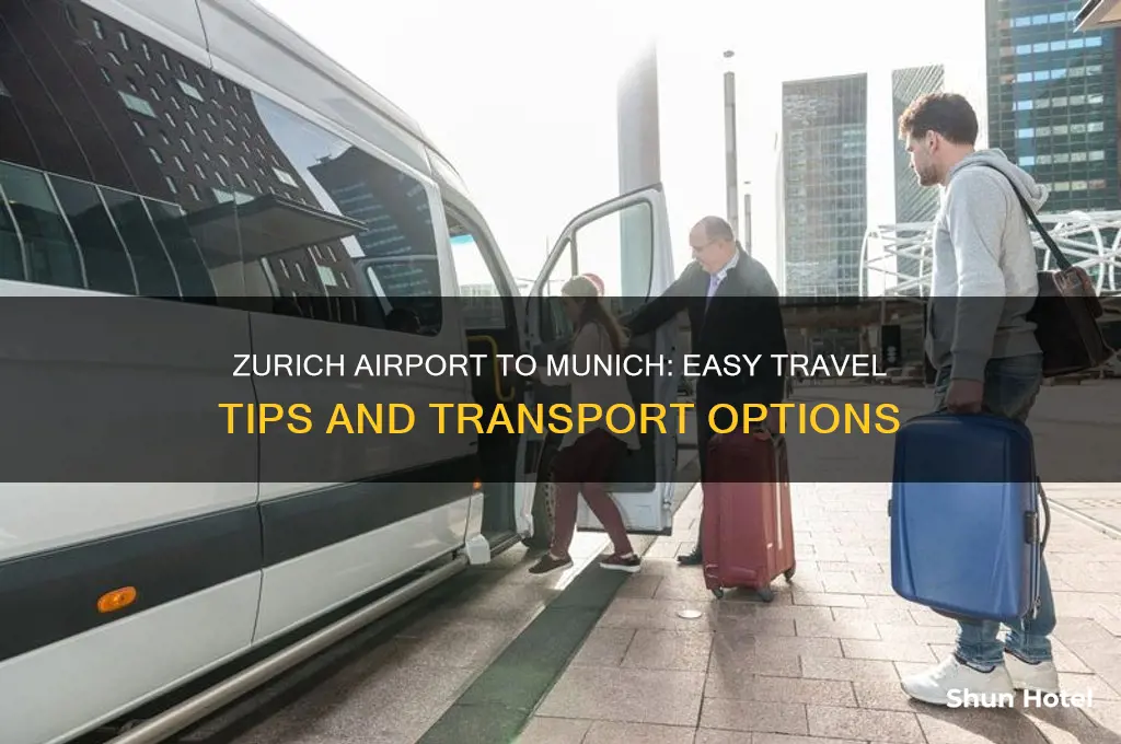 how to get from zurich airport to munich