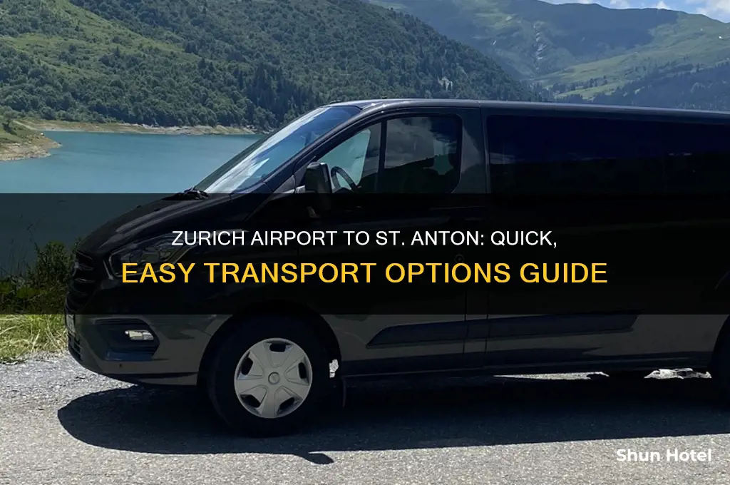 how to get from zurich airport to st anton