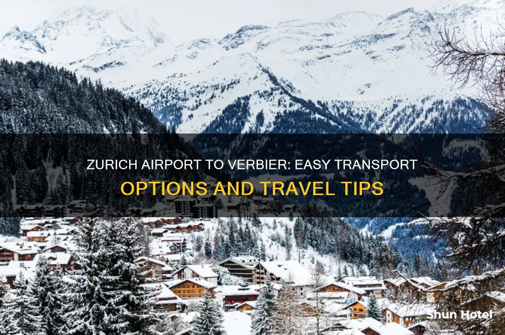 how to get from zurich airport to verbier