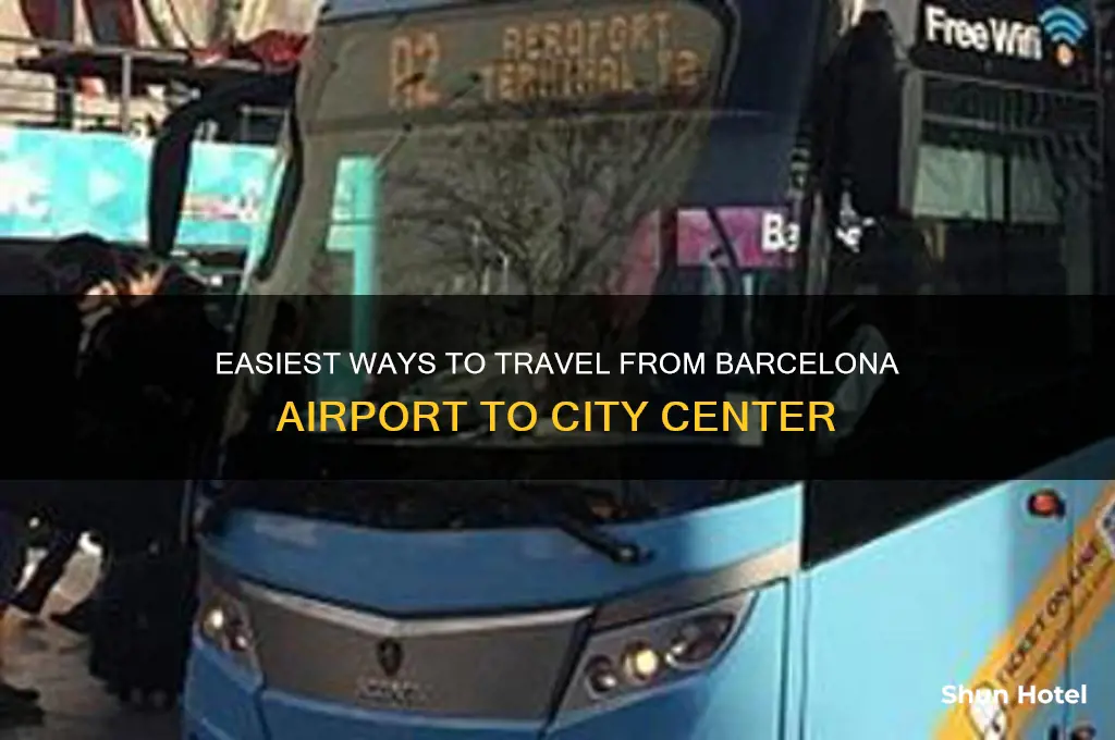 how to get from.barcelona airport to city