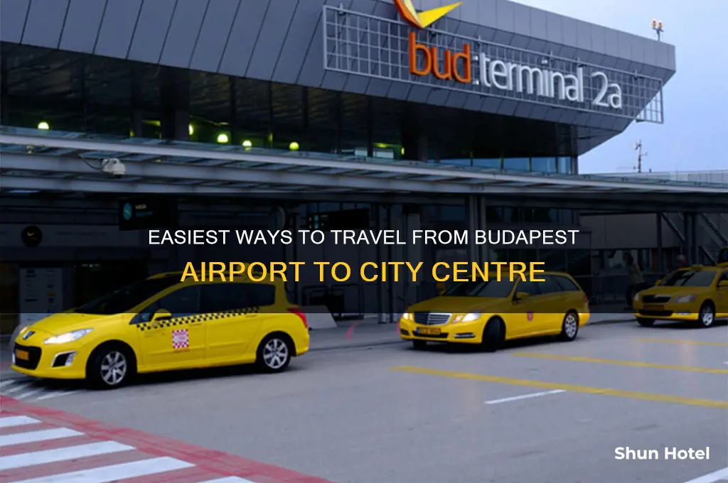 how to get from.budapest airport to city centre