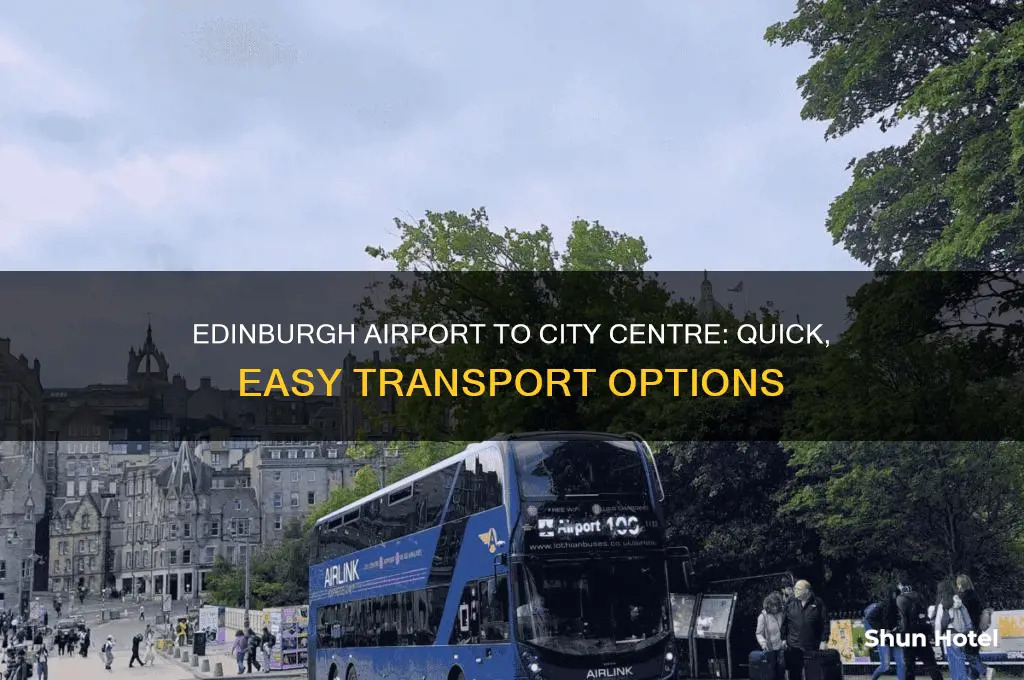 how to get from.edinburgh airport to city centre