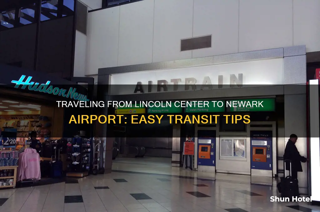 how to get from.lincoln center to newark international airport