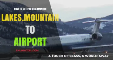 Traveling from Mammoth Lakes Mountain to the Airport: A Quick Guide
