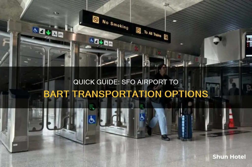 how to get from.sam.francisco airport to.the bart