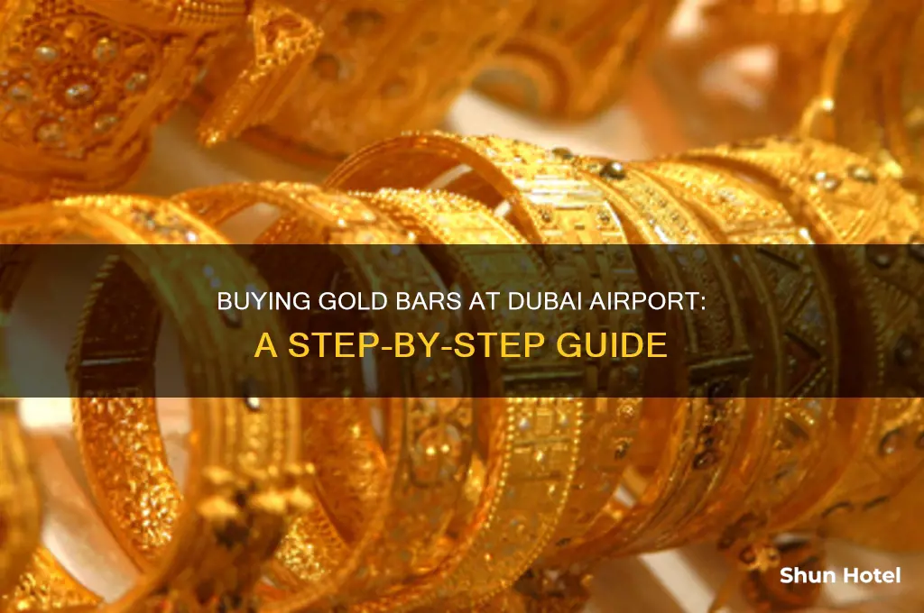 how to get gold bar in dubai airport