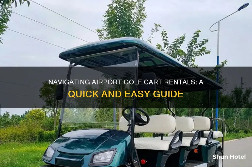how to get golf cart at airport