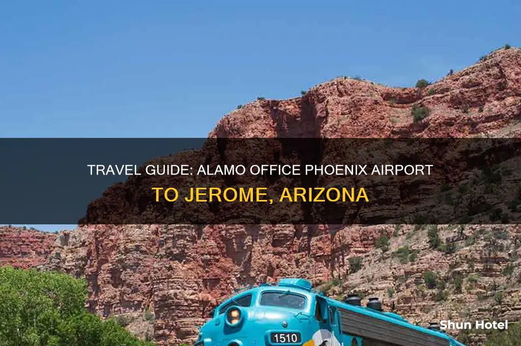 how to get grom alamo office phoenix airport to jerome