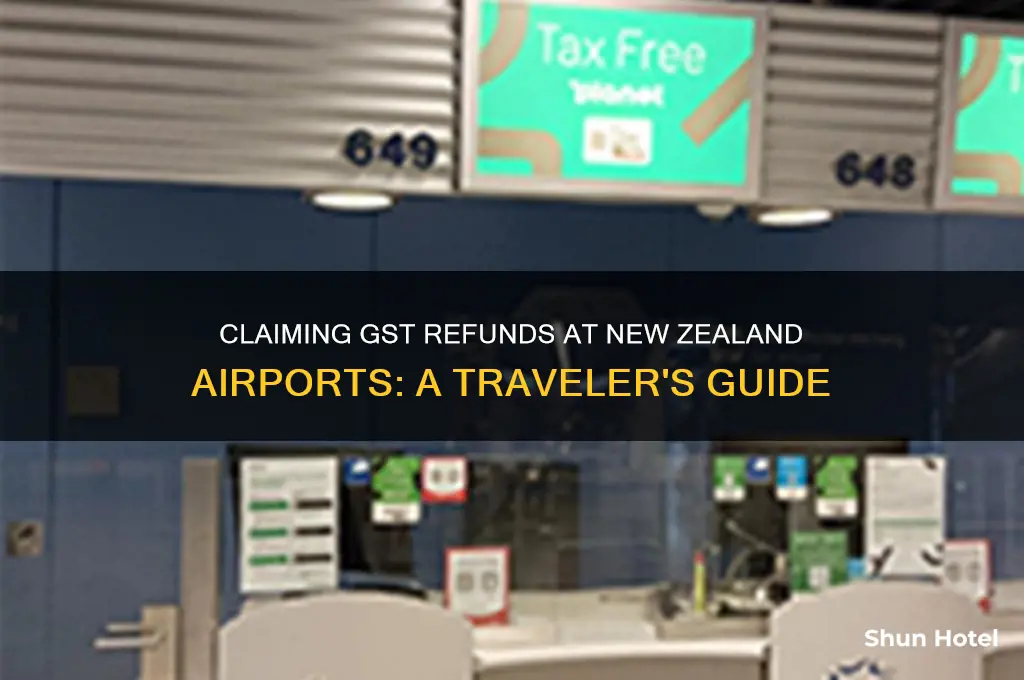how to get gst back at airport nz