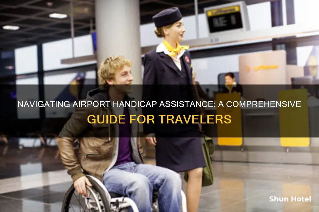 how to get handicap assistance at airport