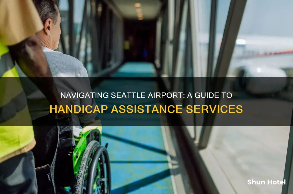 how to get handicap assistance at seattle airport