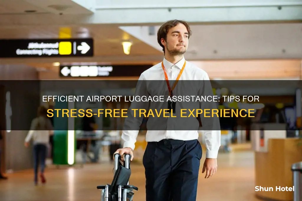 how to get help with luggage at airport