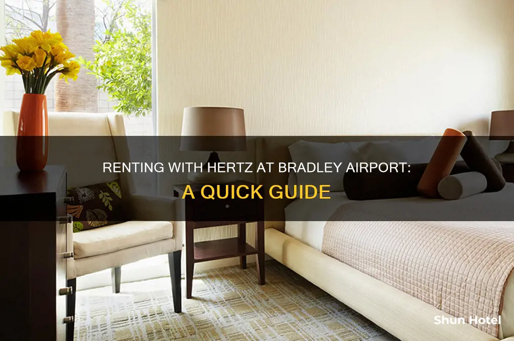 how to get hertz rental at bradley airport