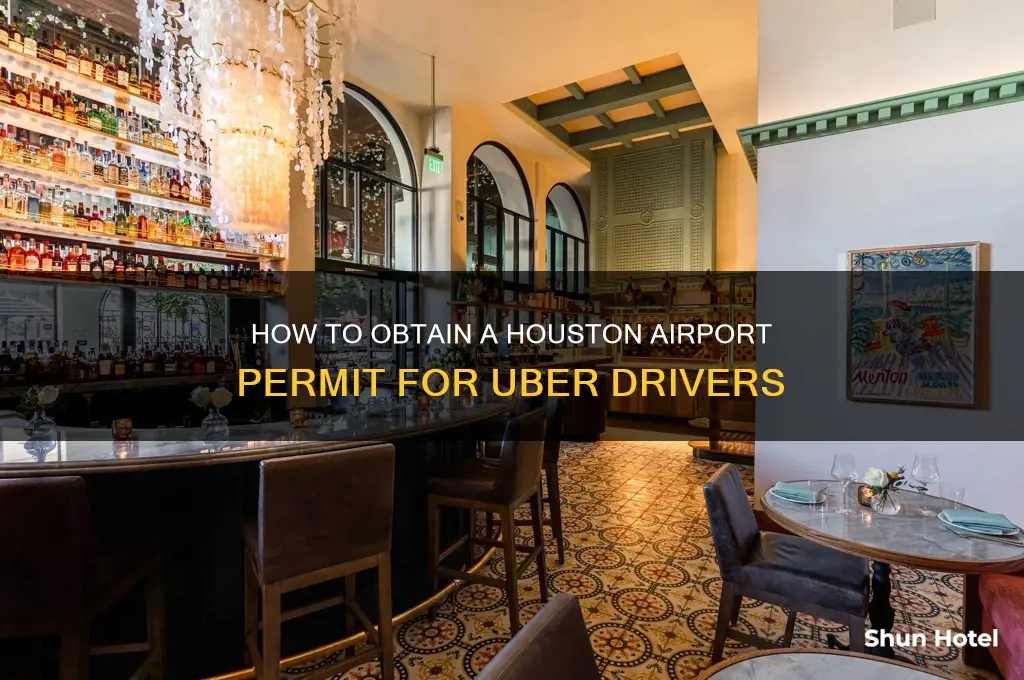 how to get houston airport permit for uber