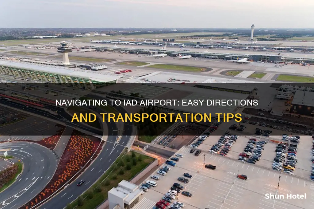 how to get iad airport