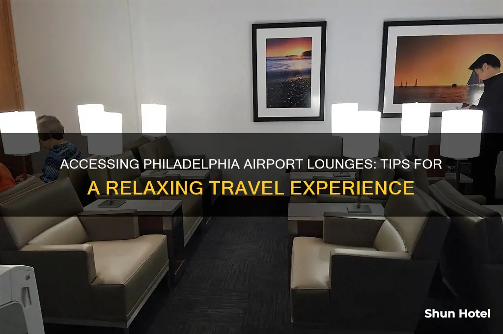 how to get in airport lounge at philadelphia airport