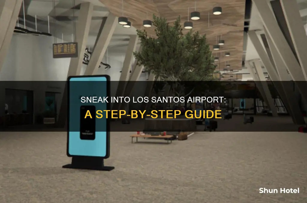 how to get inside los santos airport