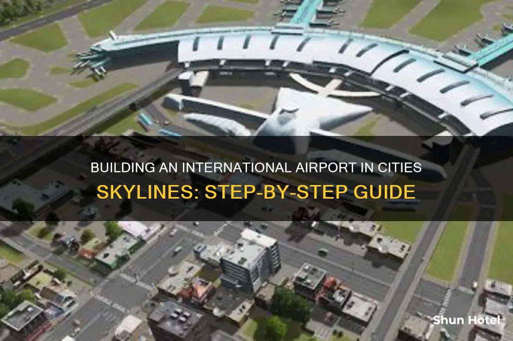 how to get international airport in cities skylines