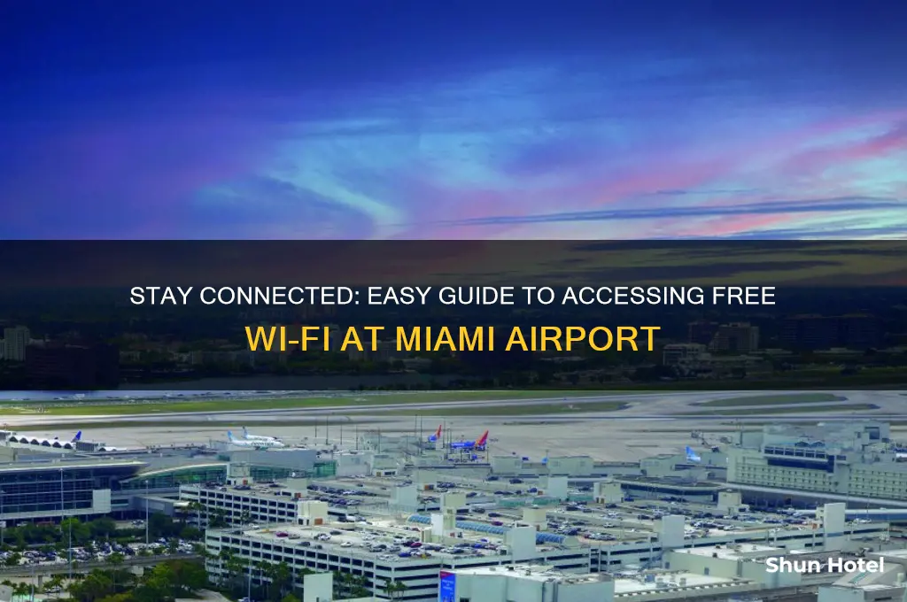 how to get internet miami airport
