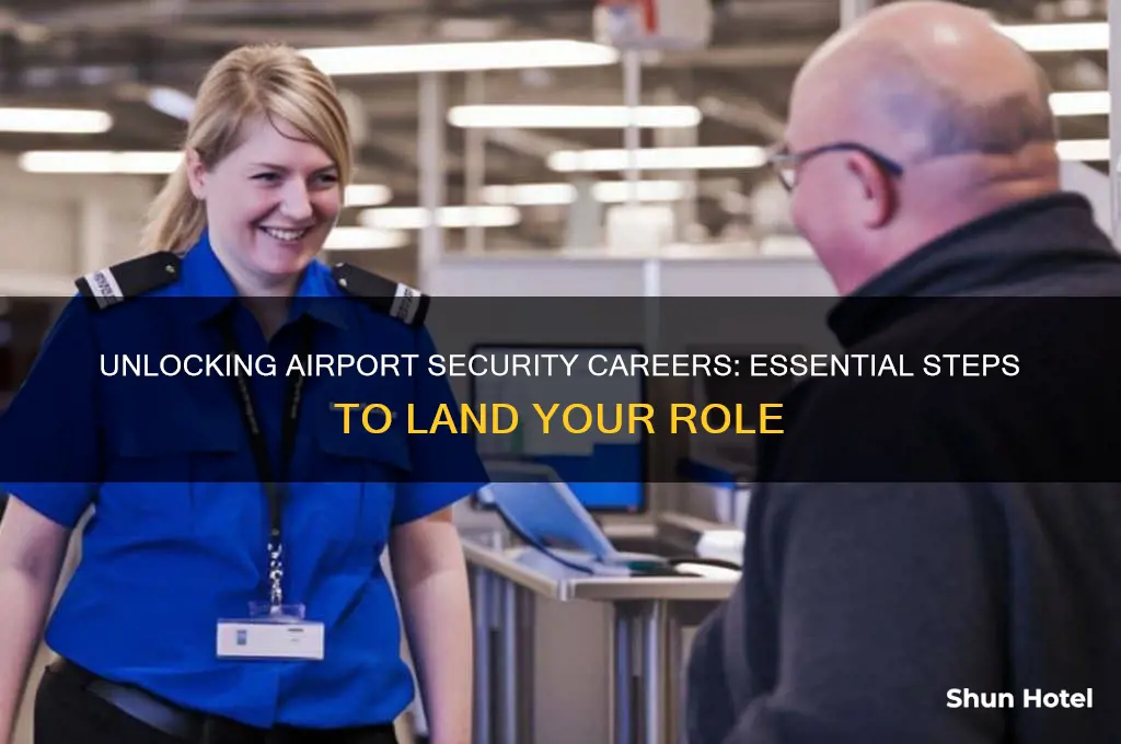 how to get into airport security jobs