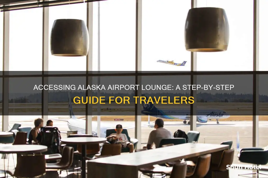 how to get into alaska airport lounge