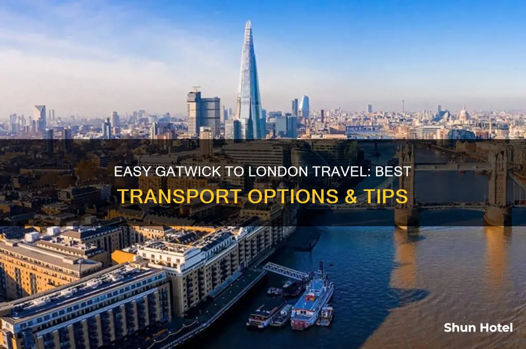 how to get into london from gatwick airport