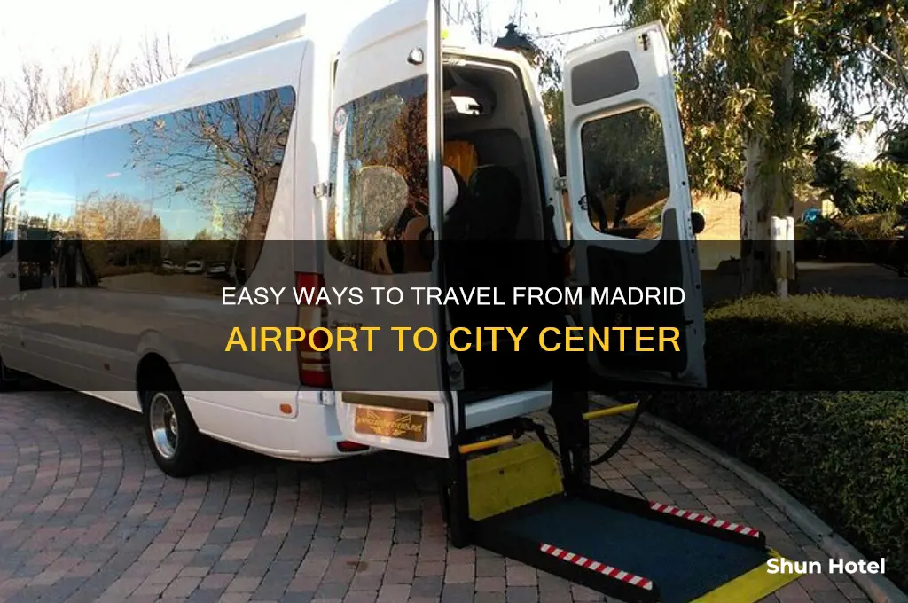 how to get into madrid from airport