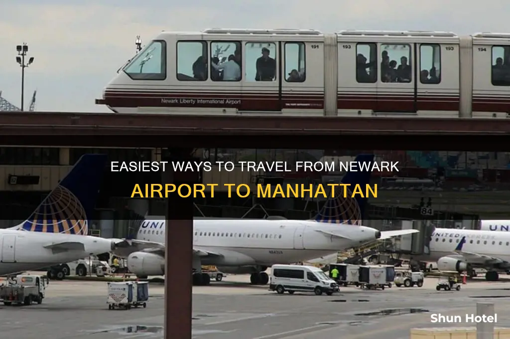 how to get into manhattan form newark airport