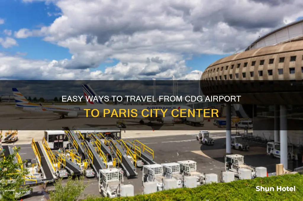 how to get into paris from cdg airport