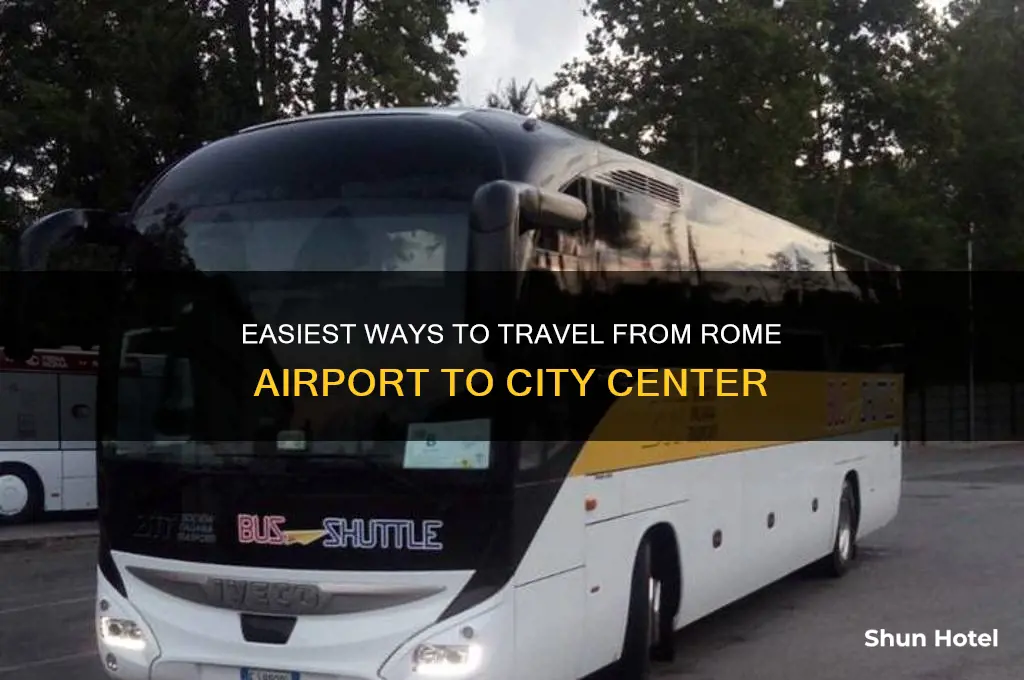 how to get into rome from airport