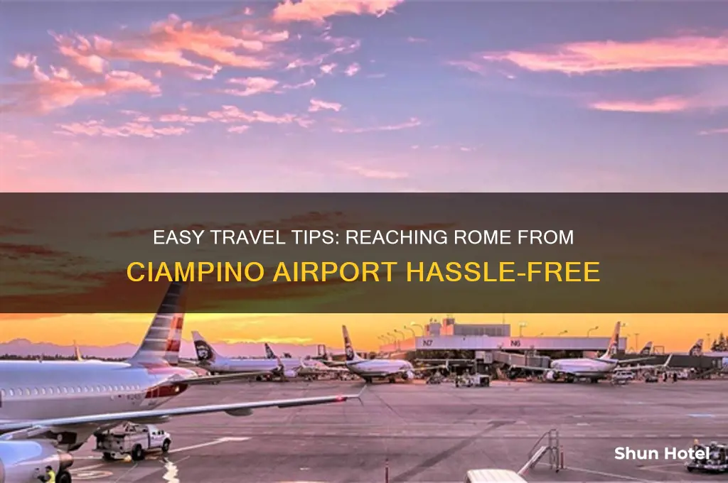 how to get into rome from ciampino airport
