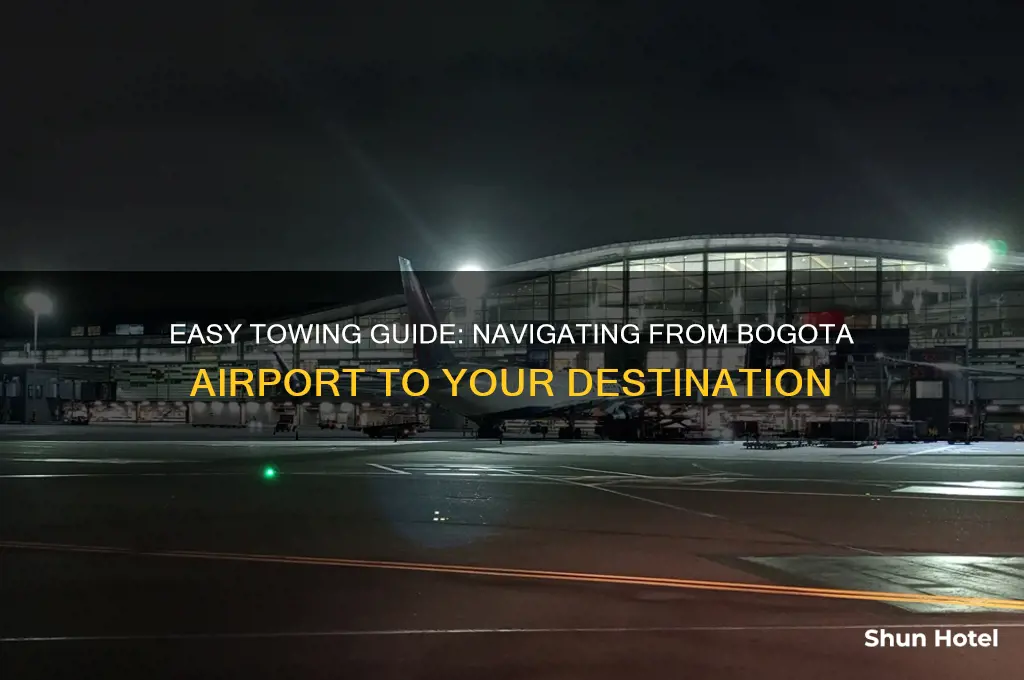 how to get into tow from airport in bogota