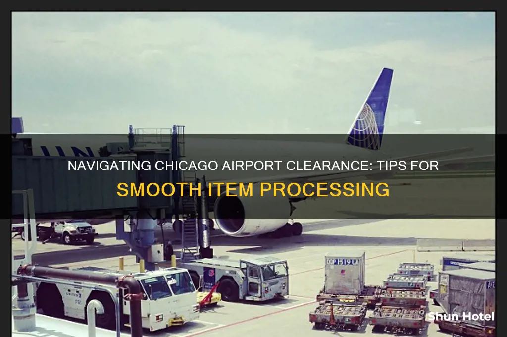 how to get item through clearance at chicago airport
