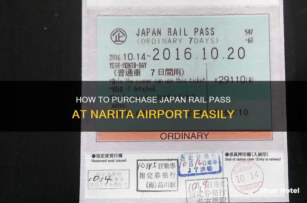 how to get jr pass nrt airport