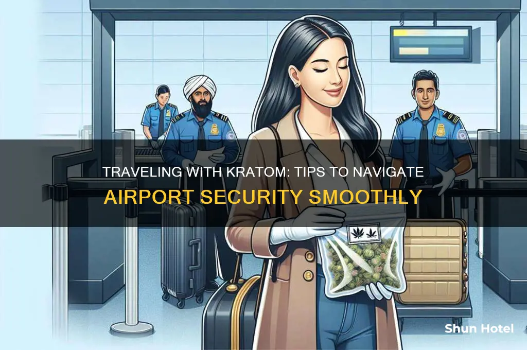 how to get kratom through airport