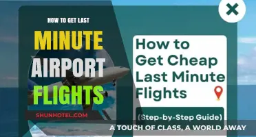 Last-Minute Airport Flight Deals: Tips for Finding Affordable Travel Options
