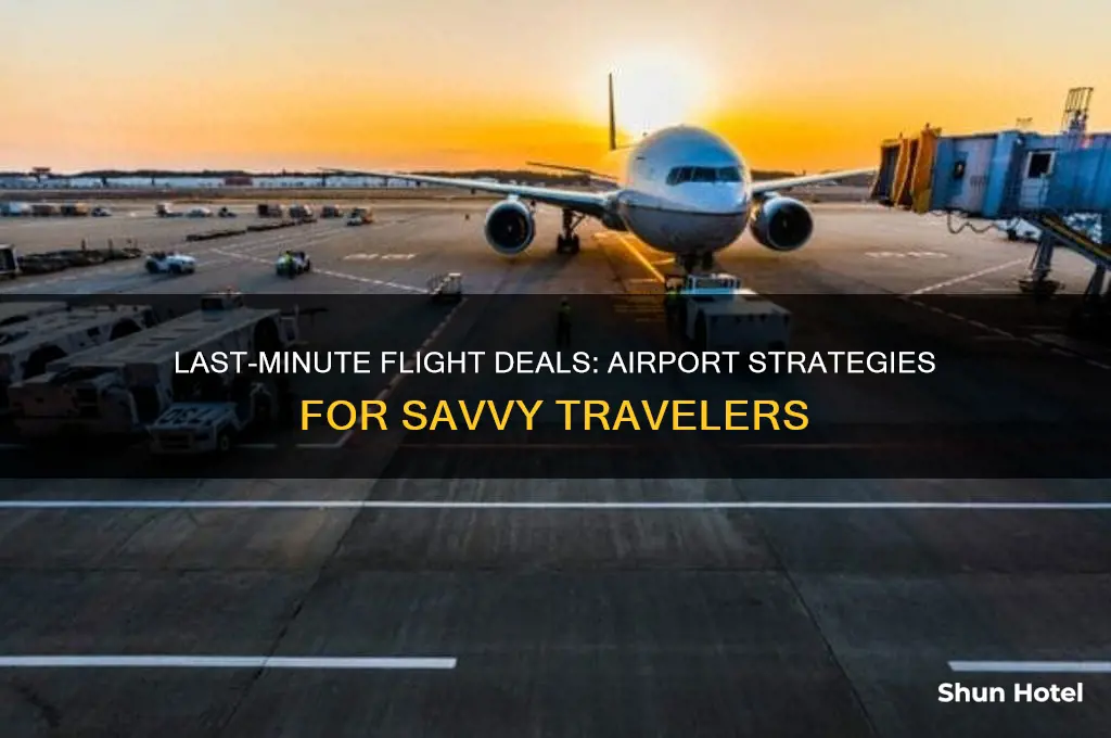 how to get last minute flights at airport