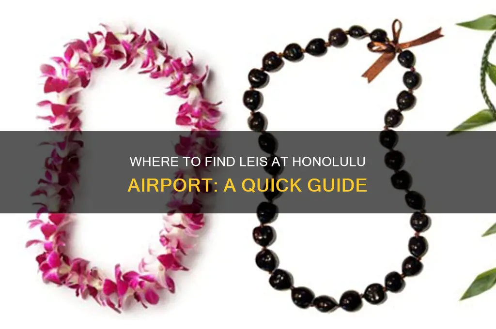 how to get leis at honolulu airport