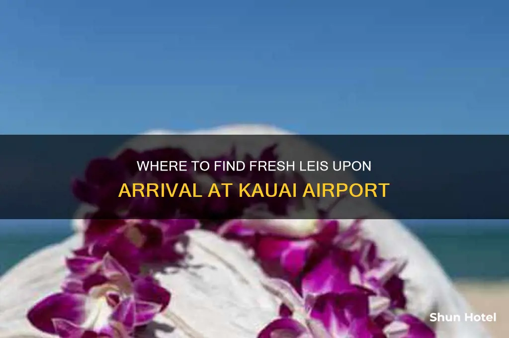 how to get leis at kauai airport