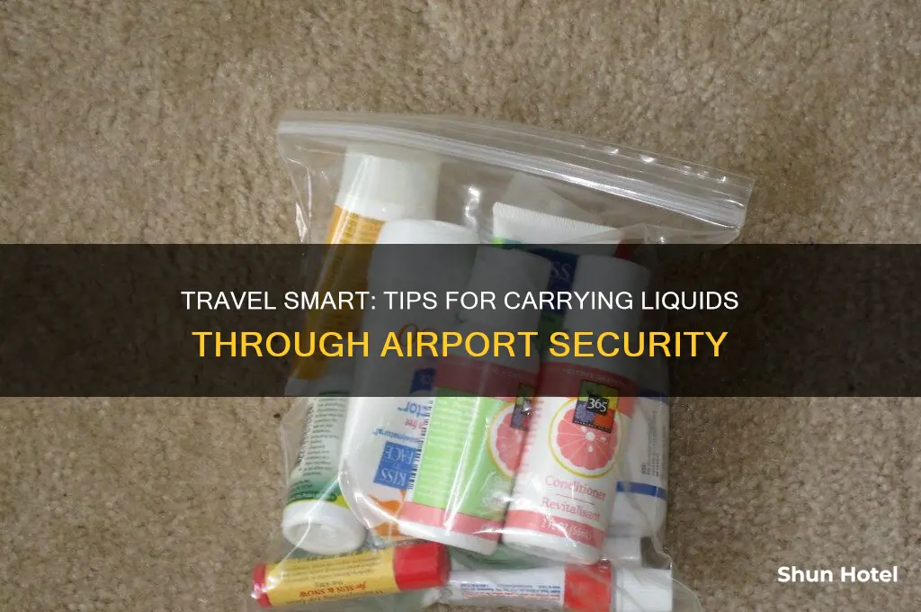 how to get liquids through airport secuerity