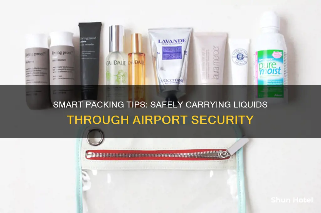 how to get liquids through airport security