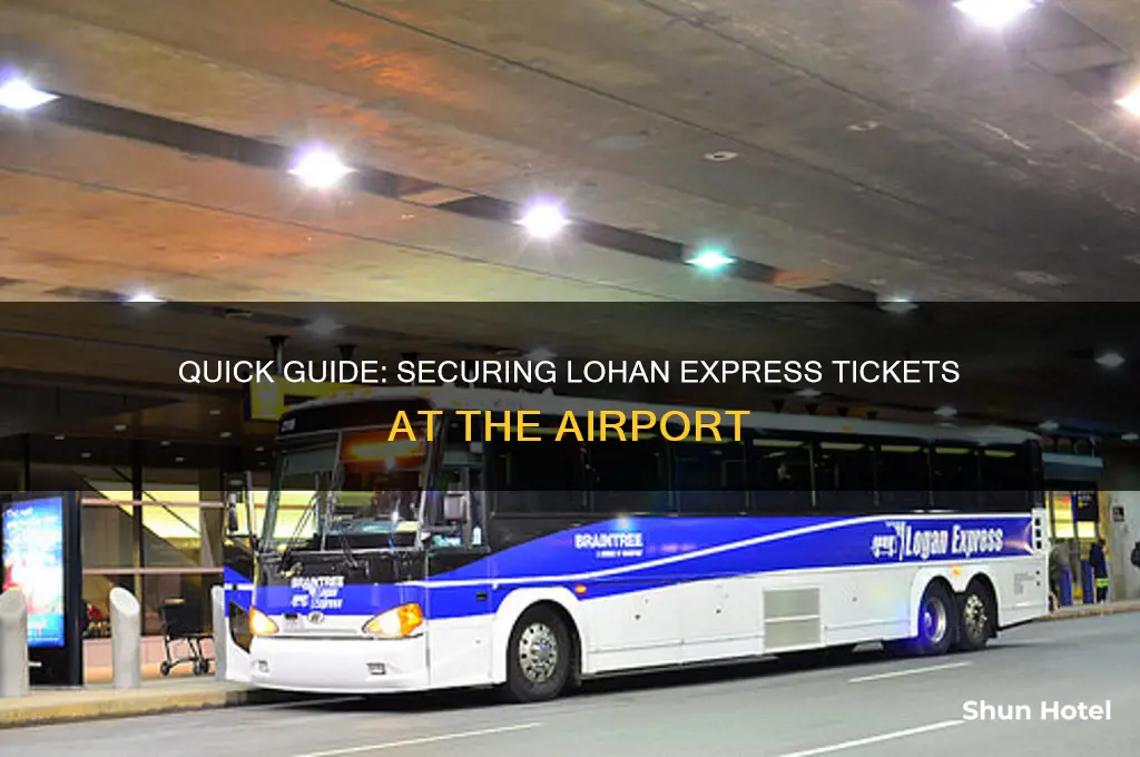 how to get lohan express tickets at the airport