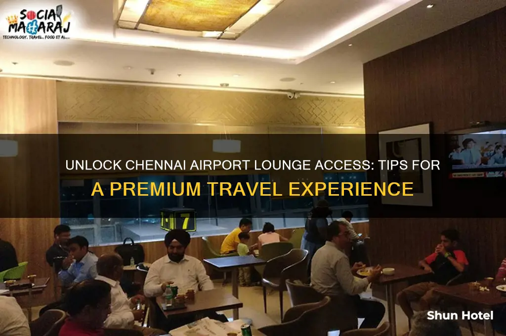 how to get lounge access at chennai airport