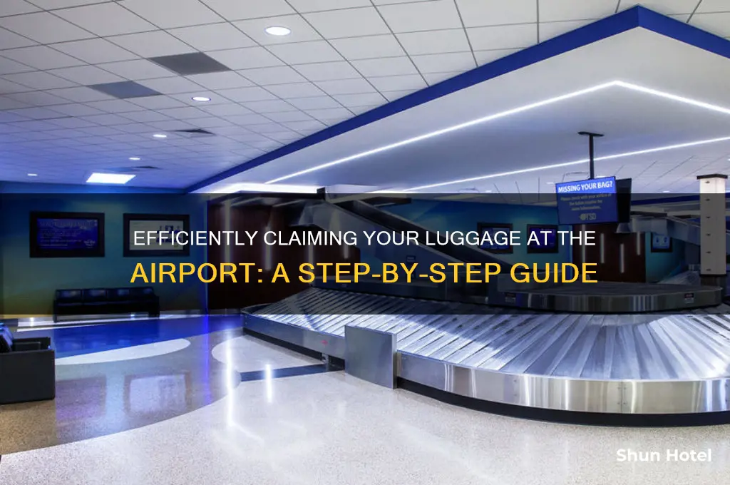 how to get luggage from airport