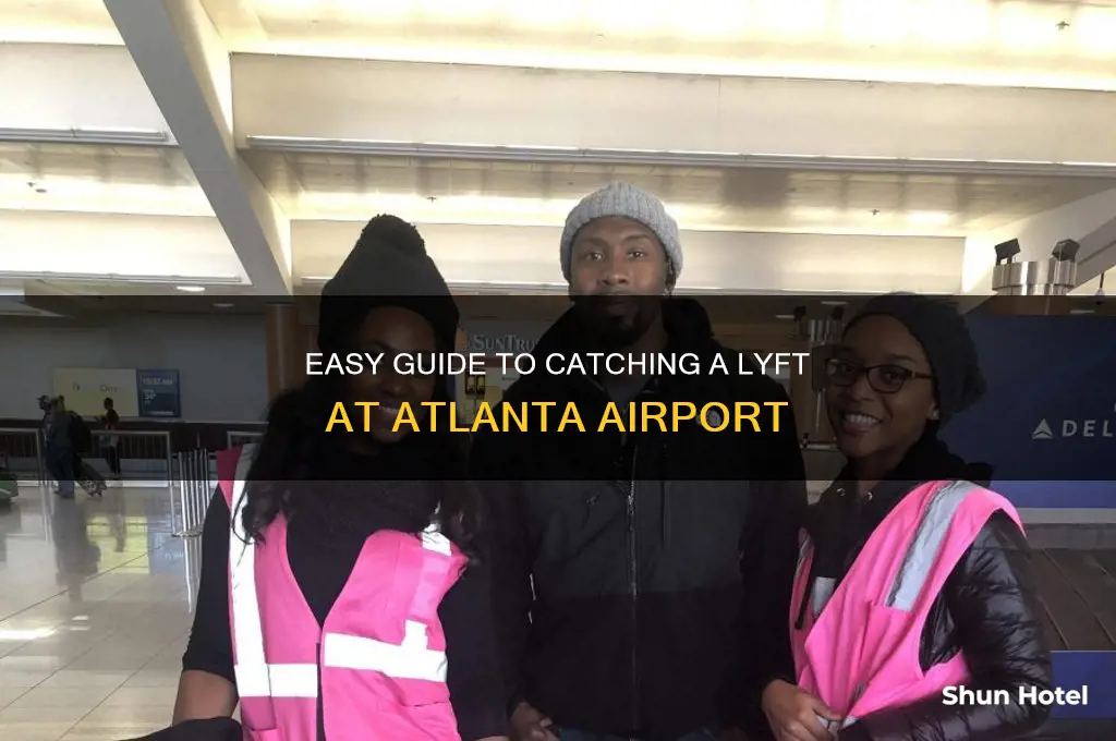 how to get lyft at atlanta airport