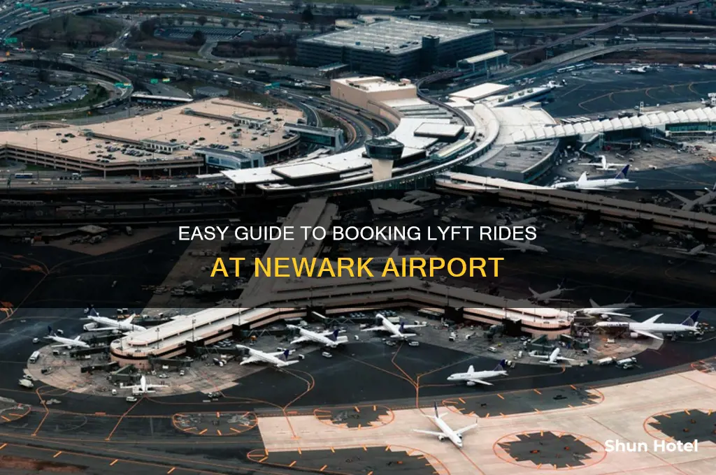 how to get lyft at newark airport