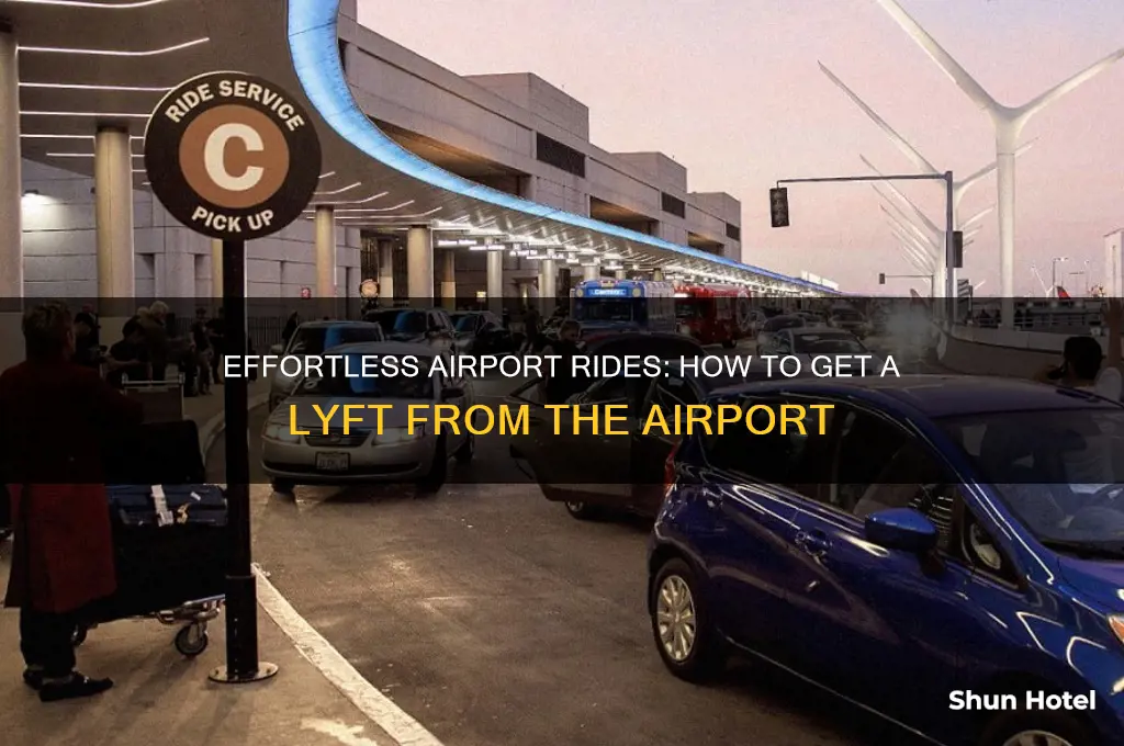 how to get lyft from airport