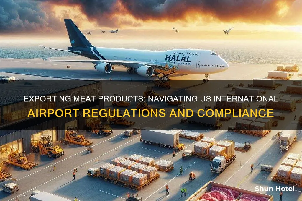 how to get meat products into us intl airports