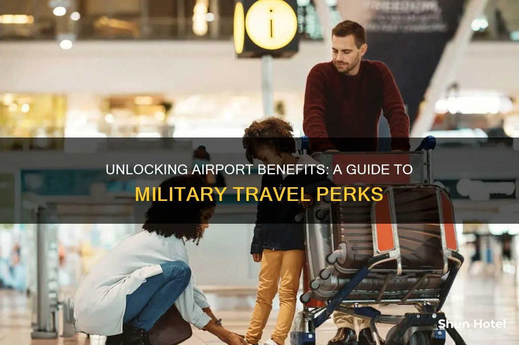 how to get military perks at airport